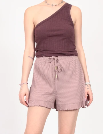 Pantaloni scurti River Island, roz pudra