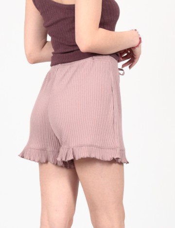 Pantaloni scurti River Island, roz pudra