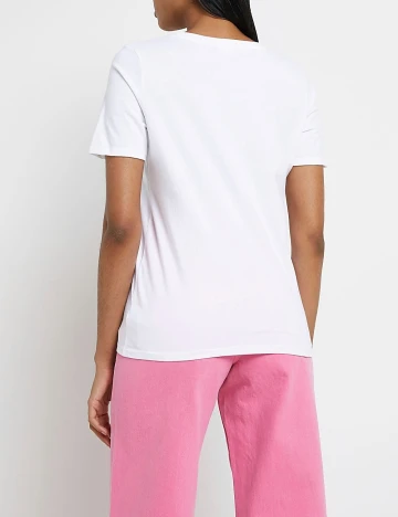 Tricou River Island, alb
