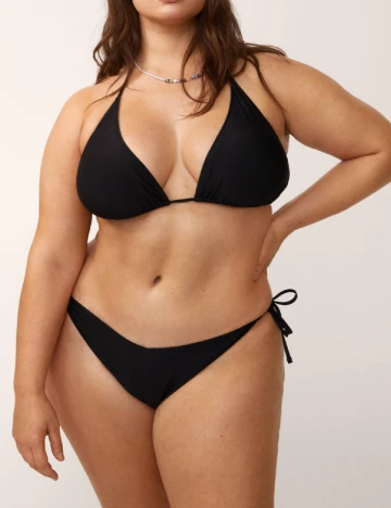 Sutien de baie Mango Violeta, negru Negru