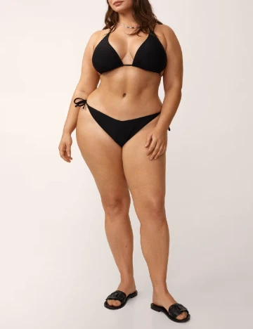 Sutien de baie Mango Violeta, negru Negru