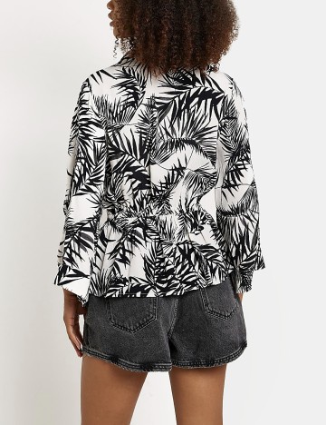 Bluza River Island, alb/negru