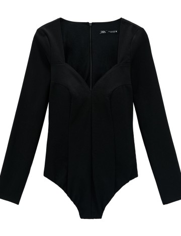 Body Zara, negru, XS