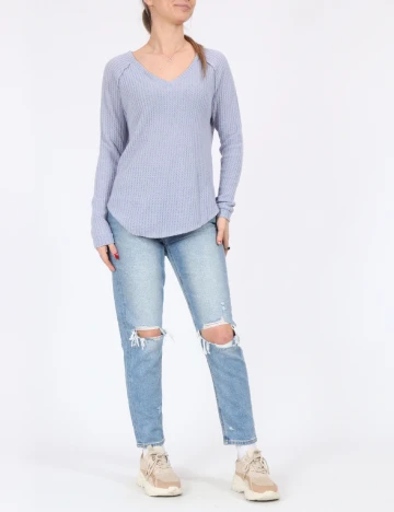 Bluza Oversize American Eagle, bleu Albastru