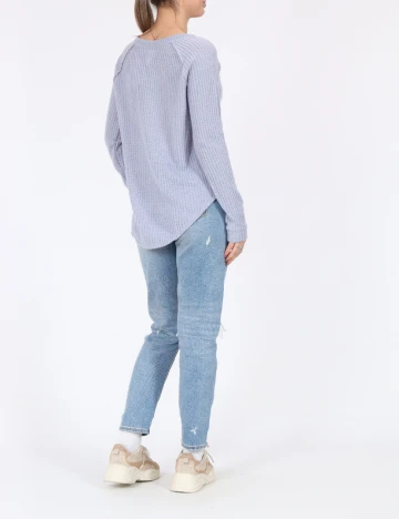 Bluza Oversize American Eagle, bleu Albastru
