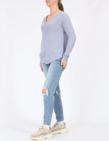 Bluza Oversize American Eagle, bleu Albastru