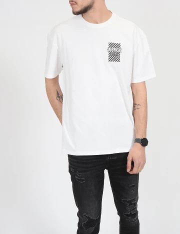 Tricou American Eagle, alb Alb