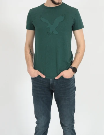 Tricou American Eagle, verde Verde