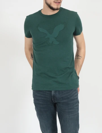 Tricou American Eagle, verde Verde