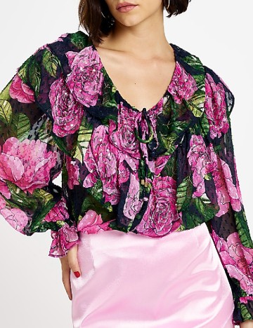 
						Camasa River Island, floral