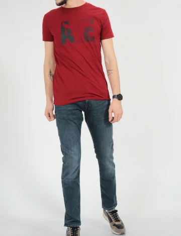Tricou American Eagle, rosu