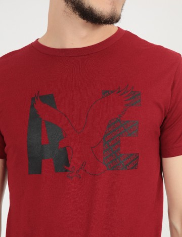 Tricou American Eagle, rosu