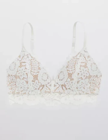 Sutien American Eagle, alb Alb