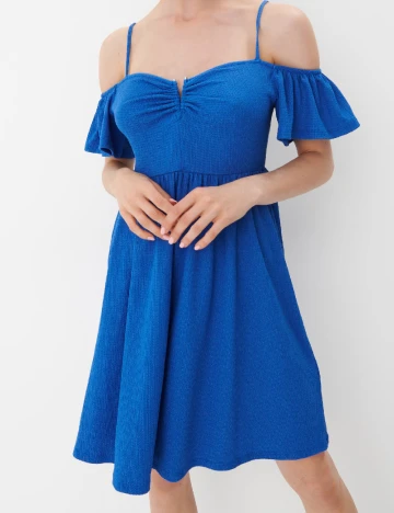 Rochie scurta Mohito, albastru Albastru