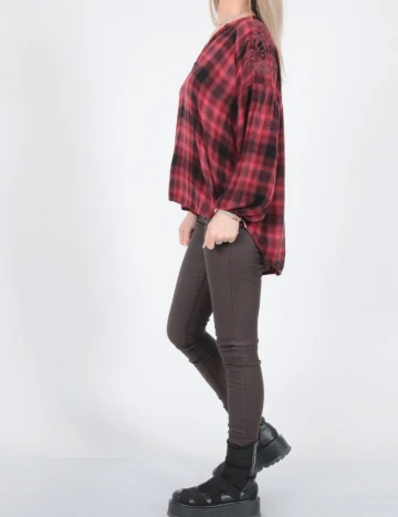 Bluza American Eagle, visiniu