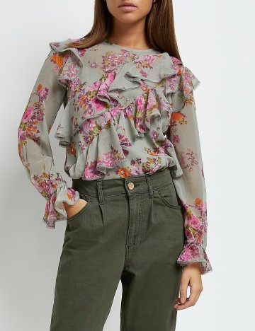 
						Bluza River Island, verde