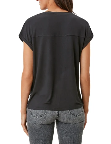 Bluza s.Oliver, negru Negru