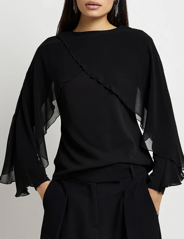 Bluza River Island, negru