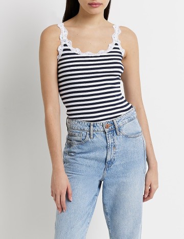 Maiou River Island, alb/bleumarin