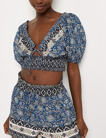 
						Top River Island, albastru