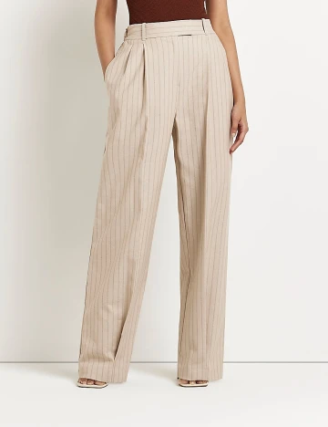 Pantaloni River Island, bej