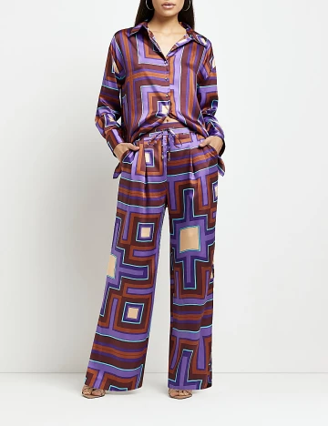 Pantaloni River Island, mov