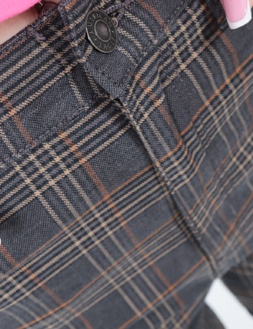 Pantaloni American Eagle, gri petrol