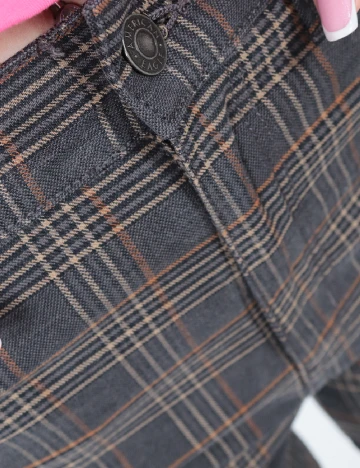 Pantaloni American Eagle, gri petrol