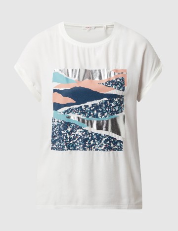 Tricou s.Oliver, alb