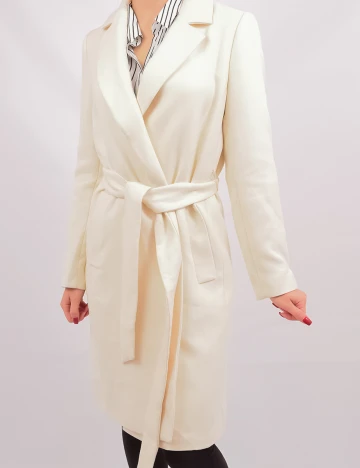 Palton Zara, crem, XS