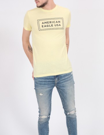 
						Tricou American Eagle, galben