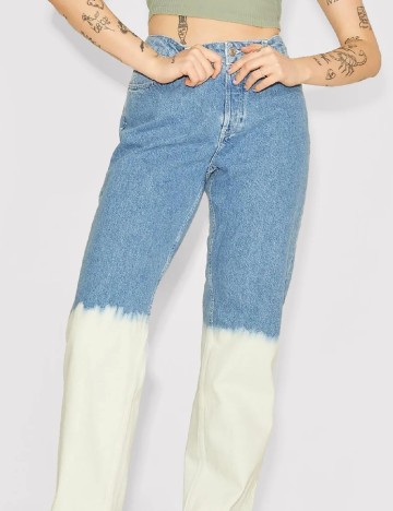 Blugi Jack&Jones, albastru/alb