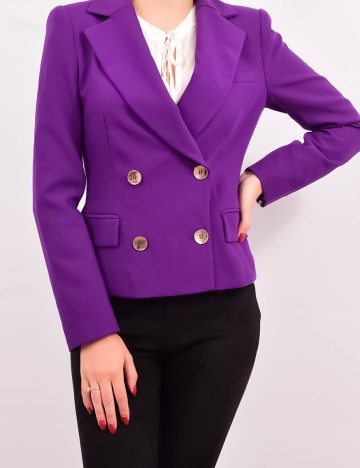 Sacou Zara, mov, M