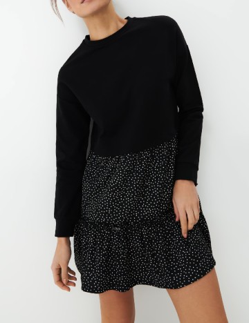 Rochie scurta Mohito, negru