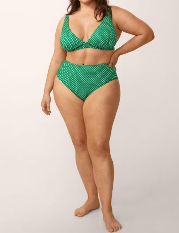 Sutien de baie Mango Violeta, verde