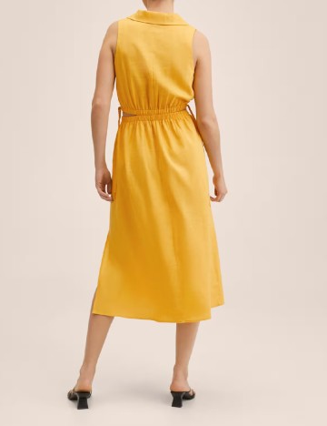 Rochie medie Mango, galben