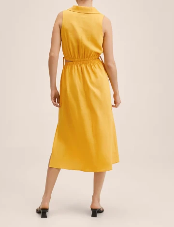 Rochie medie Mango, galben Galben