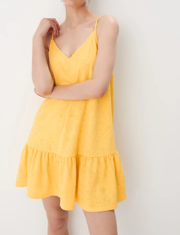 Rochie scurta Mohito, galben