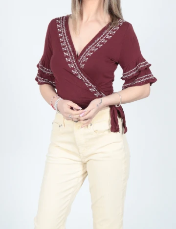 Bluza American Eagle, rosu