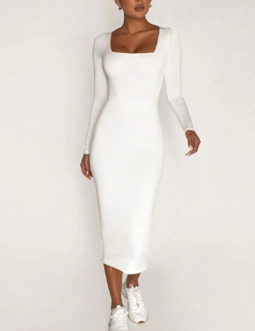 Rochie lunga SHEIN, alb