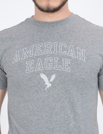 Tricou American Eagle, gri