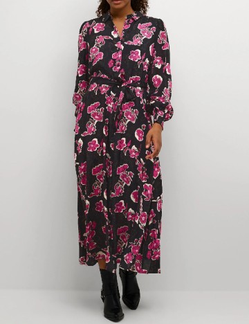 Rochie lunga Kaffe, negru