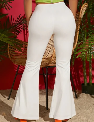 Pantaloni SHEIN, alb