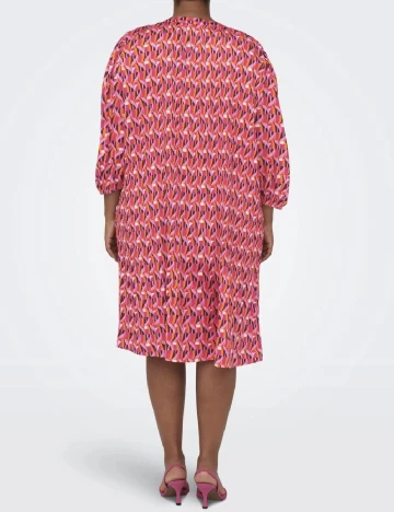 Rochie medie Only Carmakoma, roz Roz