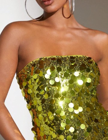 Rochie scurta SHEIN, verde