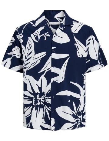 Camasa Jack&Jones, bleumarin inchis Albastru