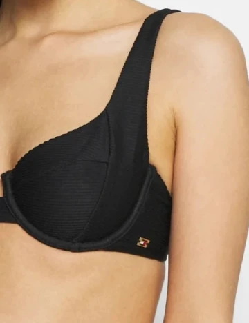 Sutien de baie Tommy Hilfiger, negru