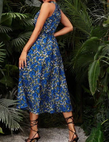 Rochie medie SHEIN, floral print Floral print
