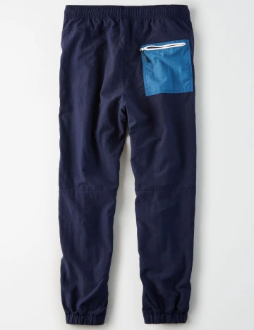 Pantaloni American Eagle, bleumarin Albastru