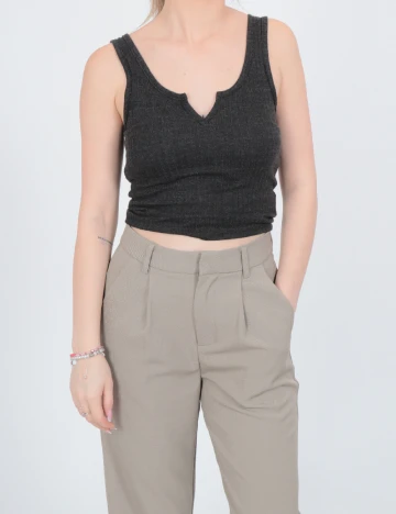 Top American Eagle, gri inchis Gri